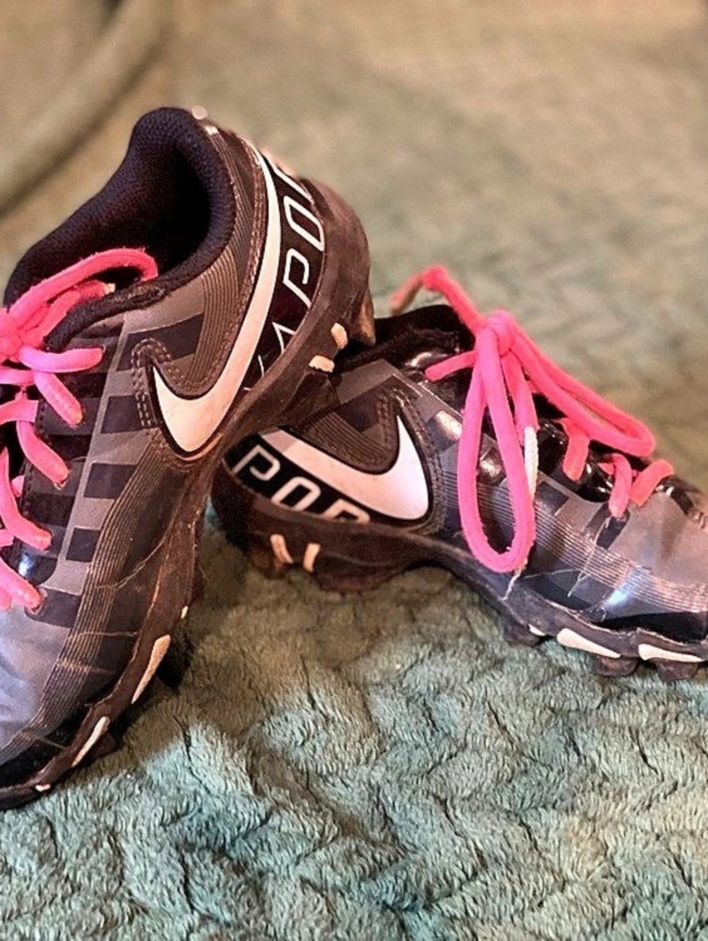 Nike Vapor Shark Kids Sneakers Black & Pink
